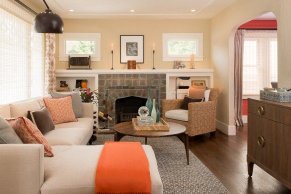 Rockridge Bungalow Living Room | Laura Martin Bovard Interiors
