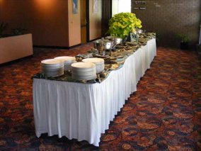 Wedding Buffet Set Up Ideas | Wedding Buffet Table in North Lounge