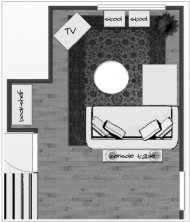 Living Room Furniture Arrangement with Sectional Sofa