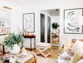 Picked up at the Lincoln Road flea market on Miami Beach, this pair of black-and-white paintings has featured prominently in every one of the couple’s homes.