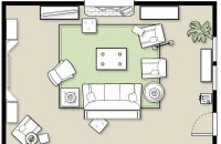 furniture placement in a room