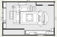 living room floor plan design