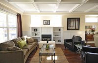 rectangular living room layout