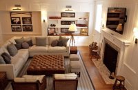 sectional sofa placement ideas