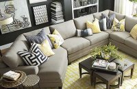 Living room design with Sectional Sofas